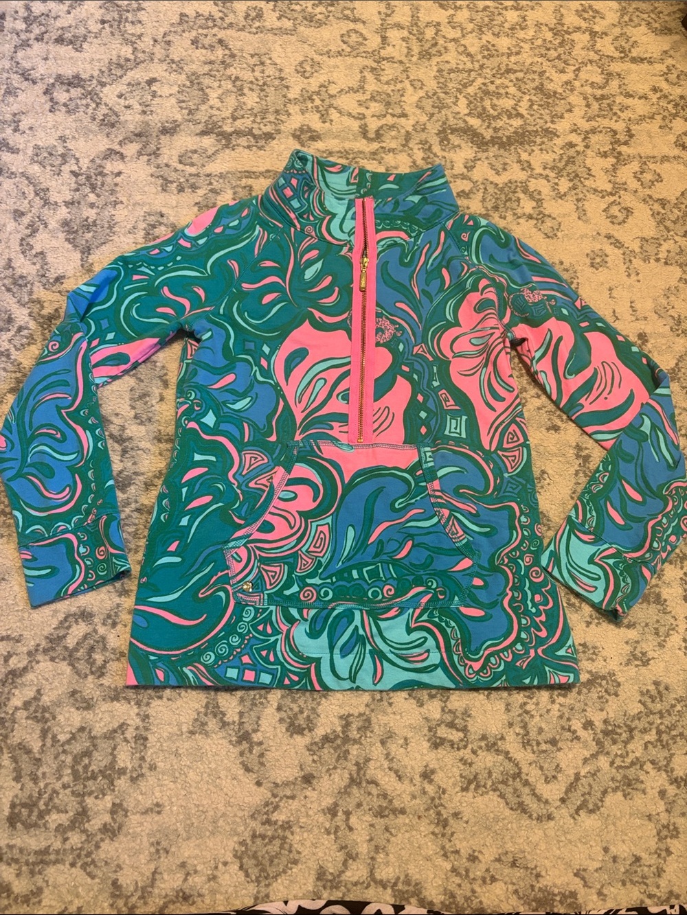 Lilly Pulitzer Skipper Popover Very Rare Lilly Lounge Print